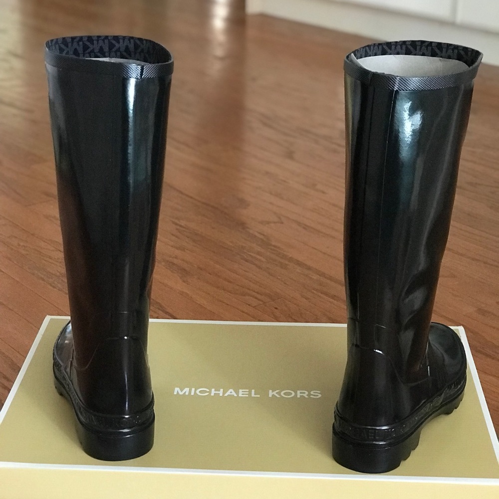 NWT - Michael Kors Baxter Rain Boots - Picture 3 of 8